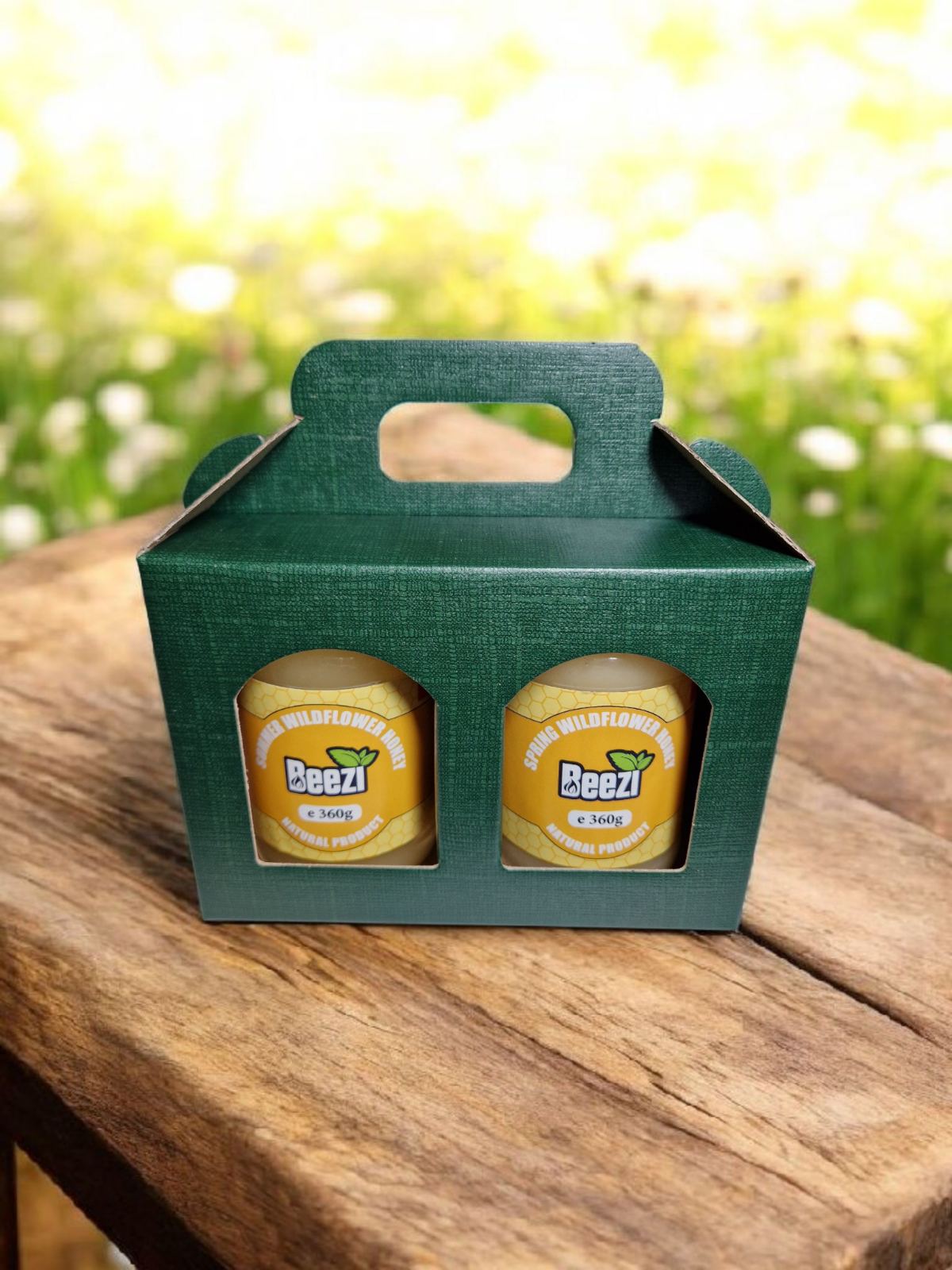 Beezi Honey Gift Box — Two Jars