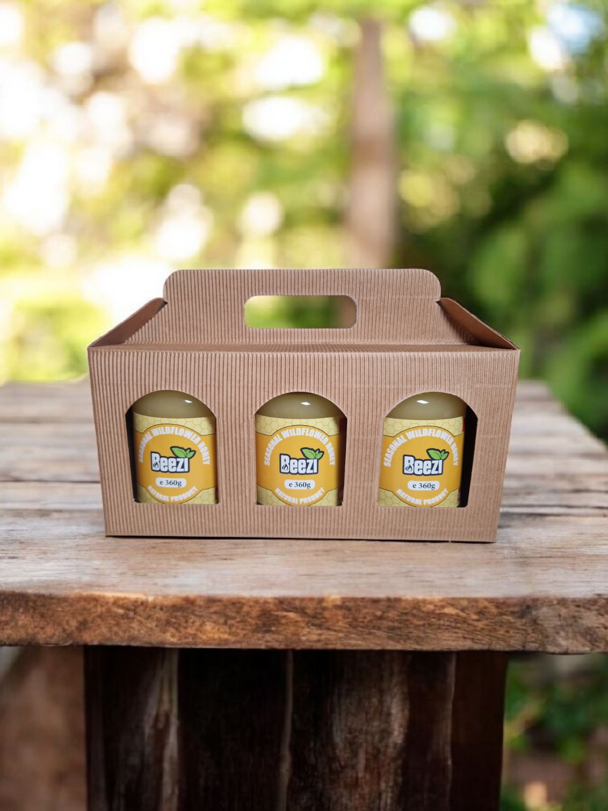 Beezi Honey Gift Box — Three Jars